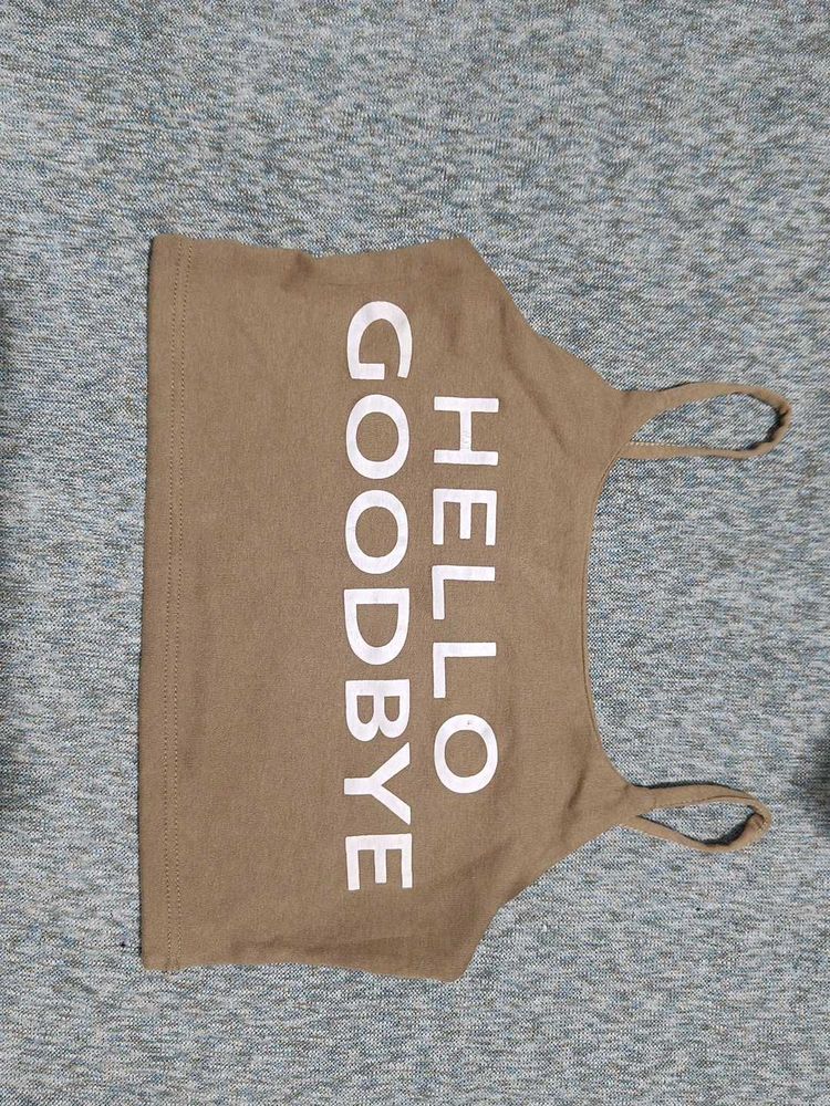 Cute Graphic Crop Top