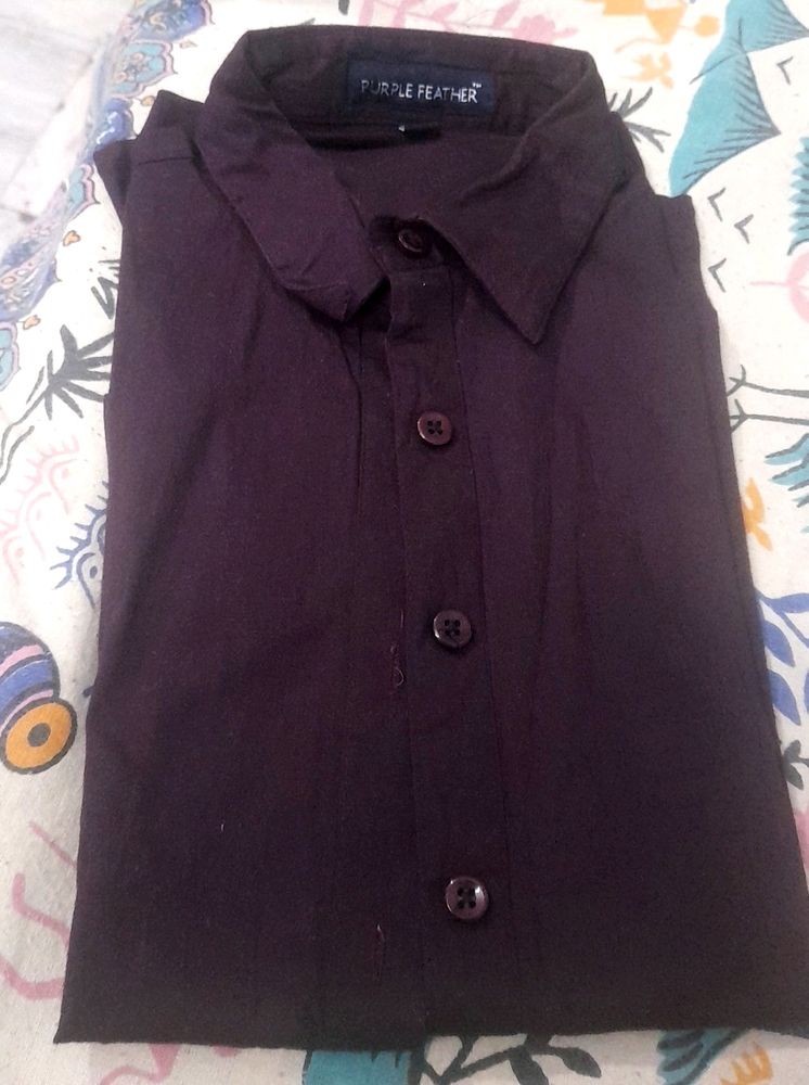 Dark Brown Shirt For Women