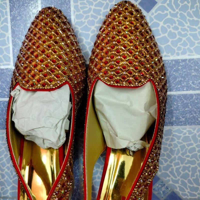 Sparkling Jewel Embellished Heels