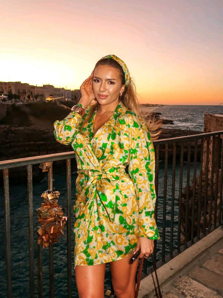 ❤️‍🔥Zara Floral Wrap Mini Dress❤️‍🔥