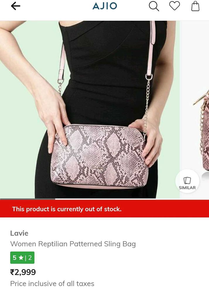 Lavie Reptilian Sling Bag