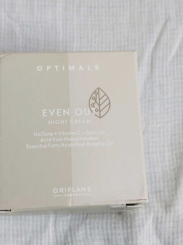 Oriflame Optimals Even Out Night Cream