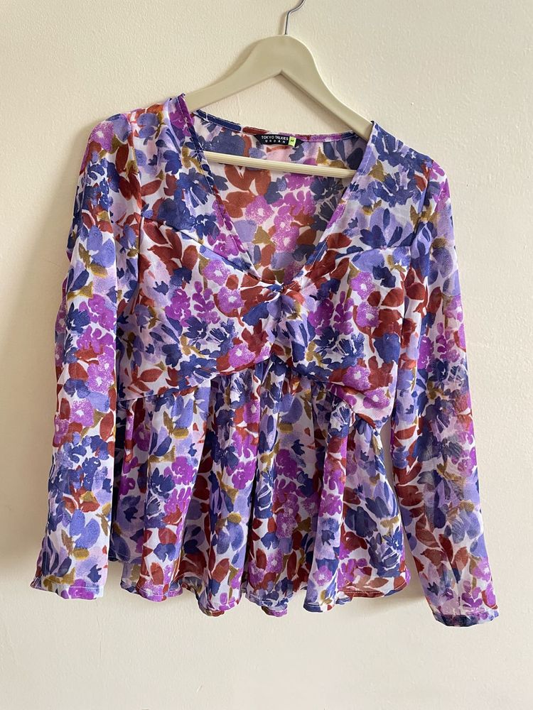 Tokyo peplum top