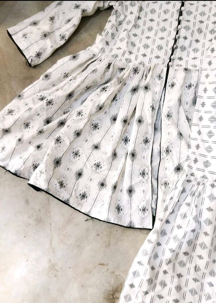 Front Slit Frock And Sharara Outfit Dress