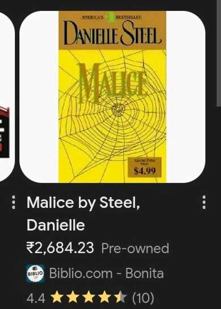 Malice by Danielle Steel