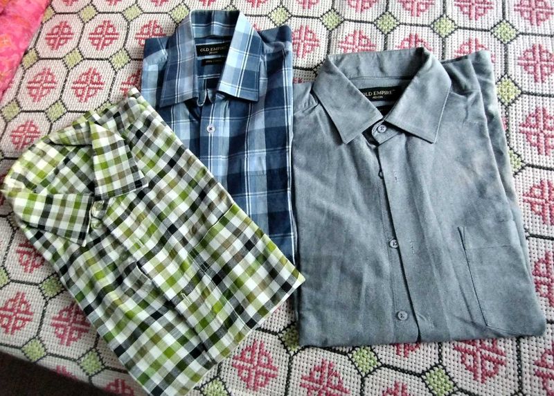 Combo Of 3 Mens Formal Shirts