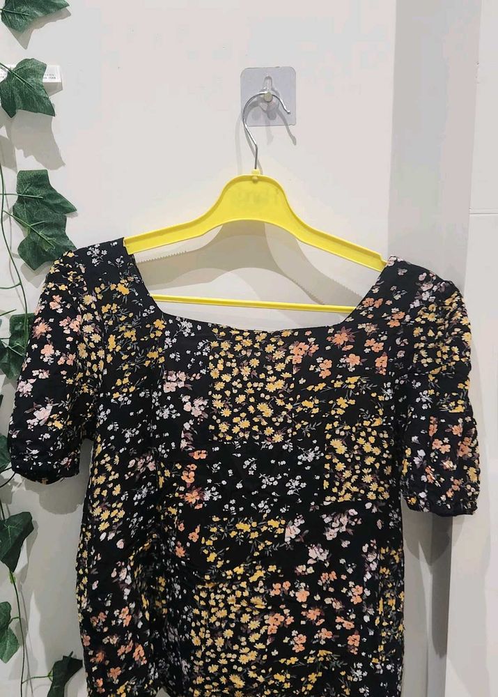 Floral Print Top