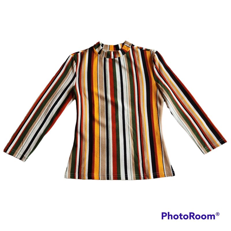Multi-Colored Stripe Top