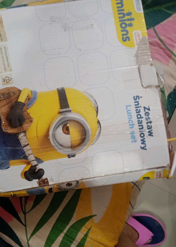 Minions Plate For Kids With Box