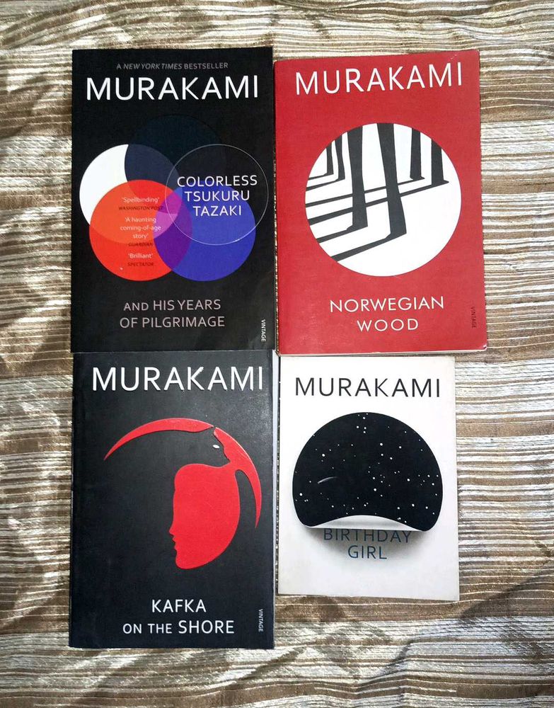 Murakami Books Combo Japanese Bestseller