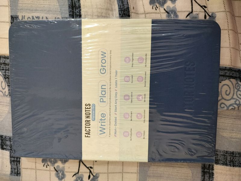 Blue Factor Notes Planner