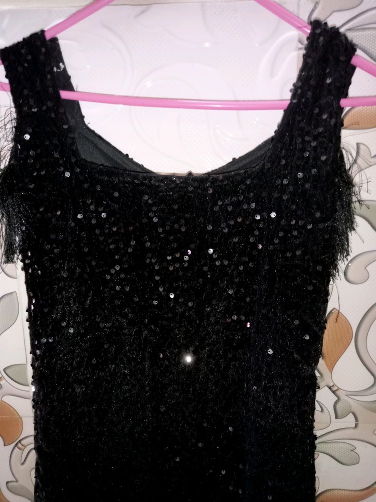 Sparkling Black Party Dress
