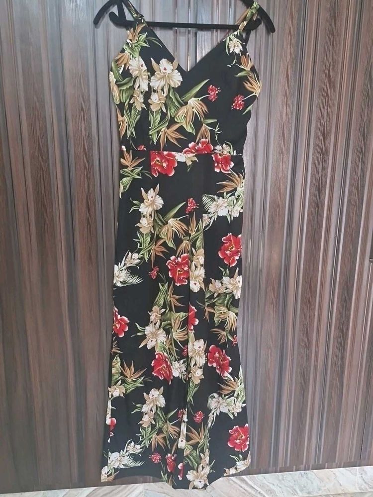 Floral Print Jumpsuit
