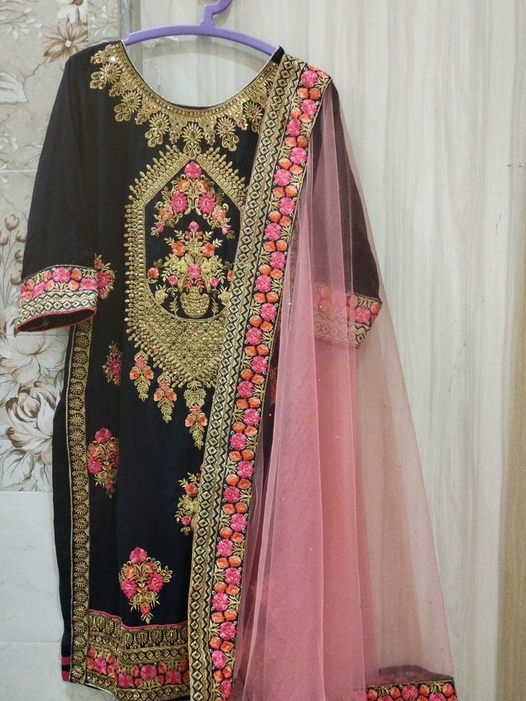 Beautiful Embroidered Sharara Set