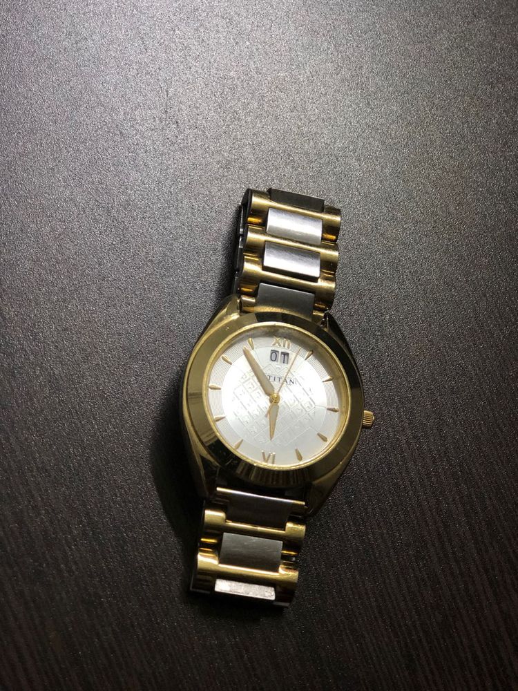 Titan Gold &amp; Silver Watch