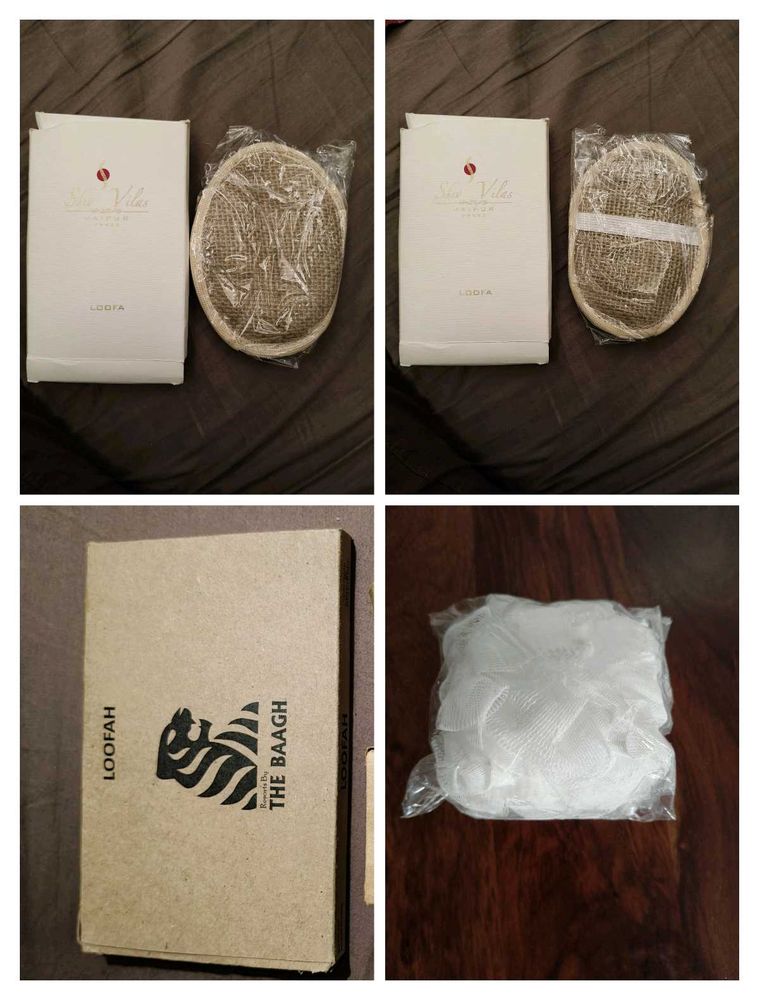 Bath Loofah Set of 4pcs