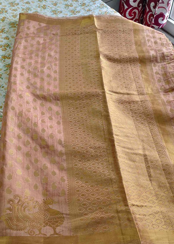 Light Cream Colour Saree