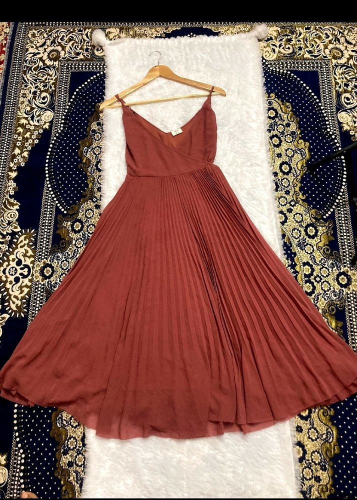 New Brown Western Wear Dress...