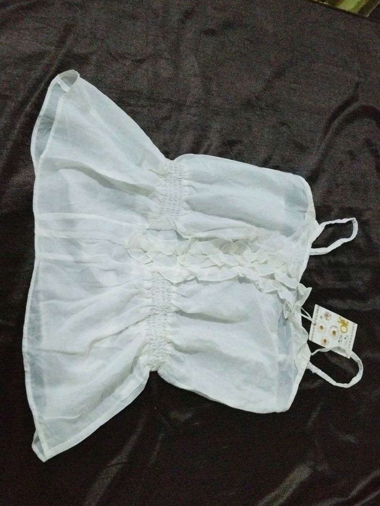 Off White Stylish Top