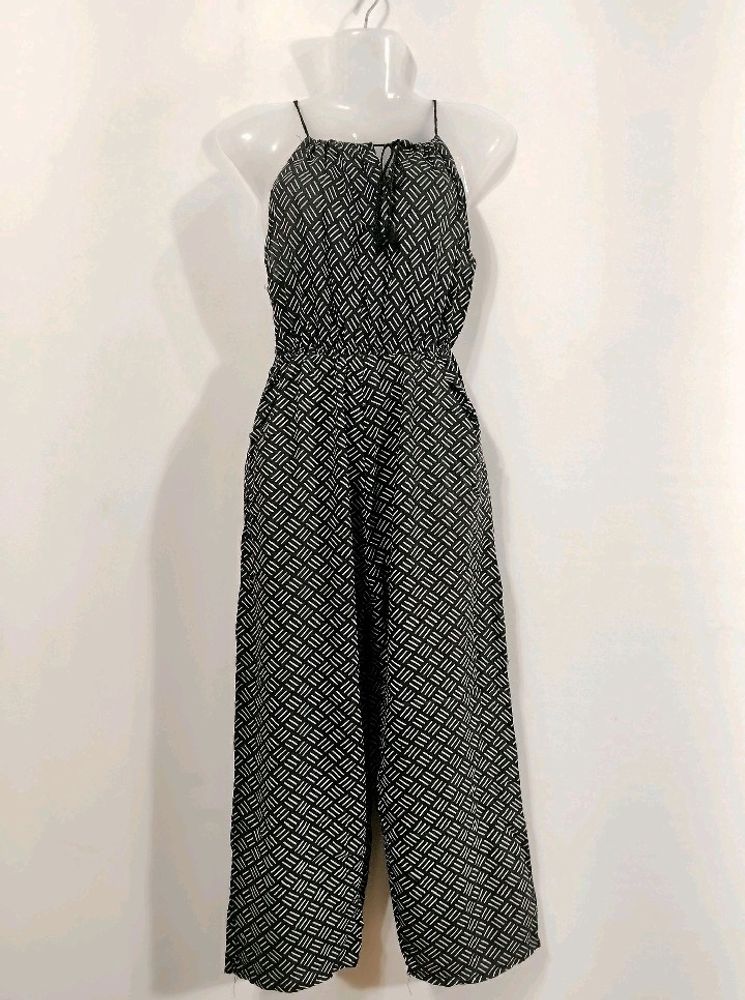 Black Nd White Jumpsuit