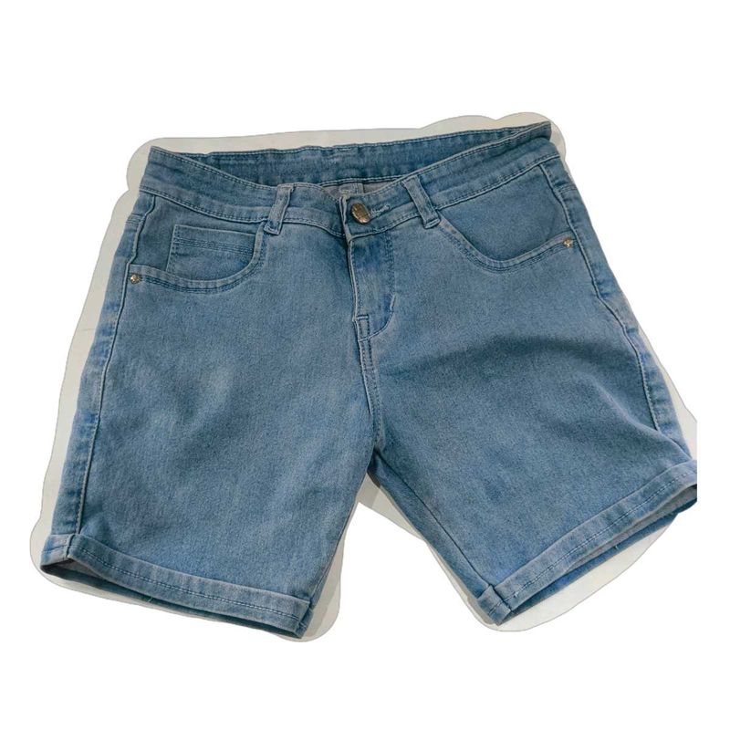 Light Wash Denim Shorts
