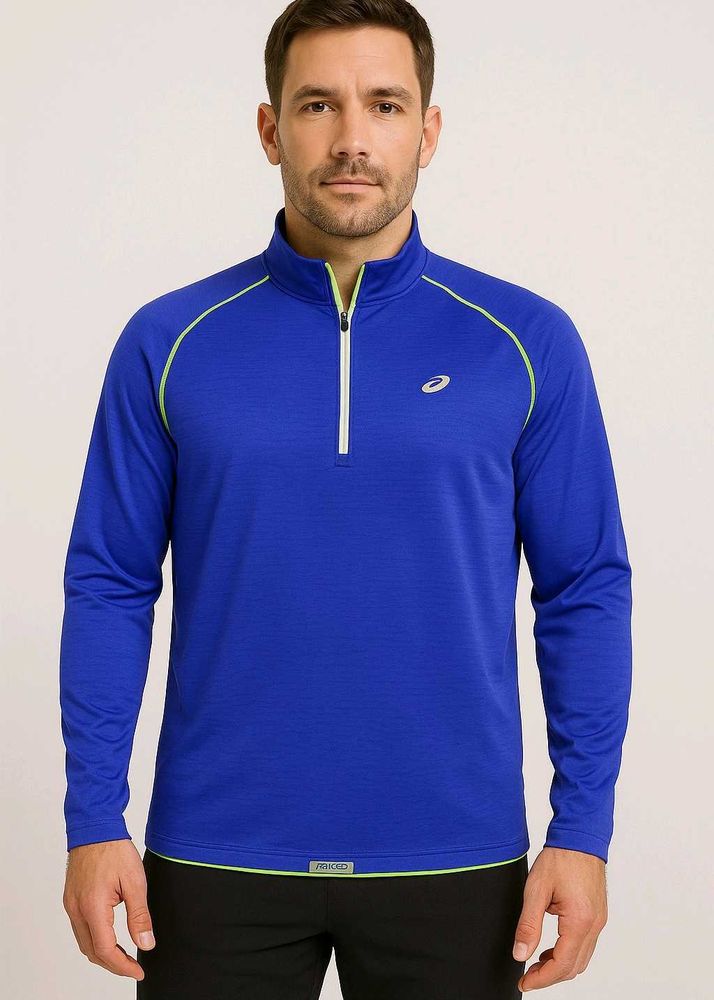 Asics Blue Running Top - Men&#39;s