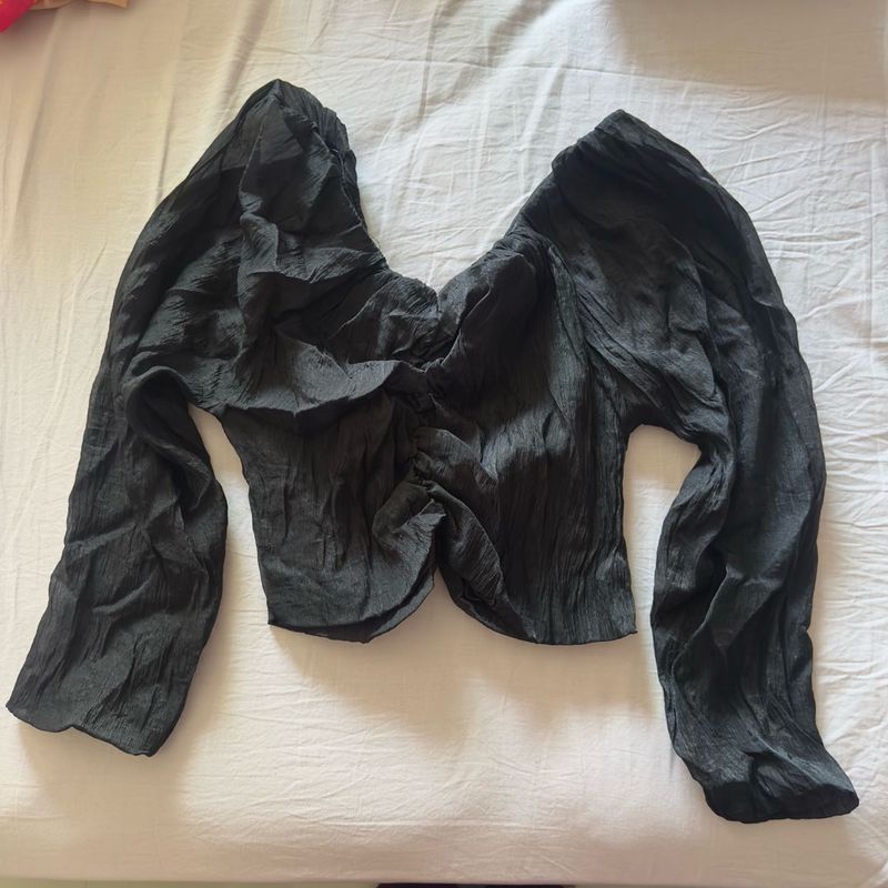 Sweetheart Neckline Crop Top