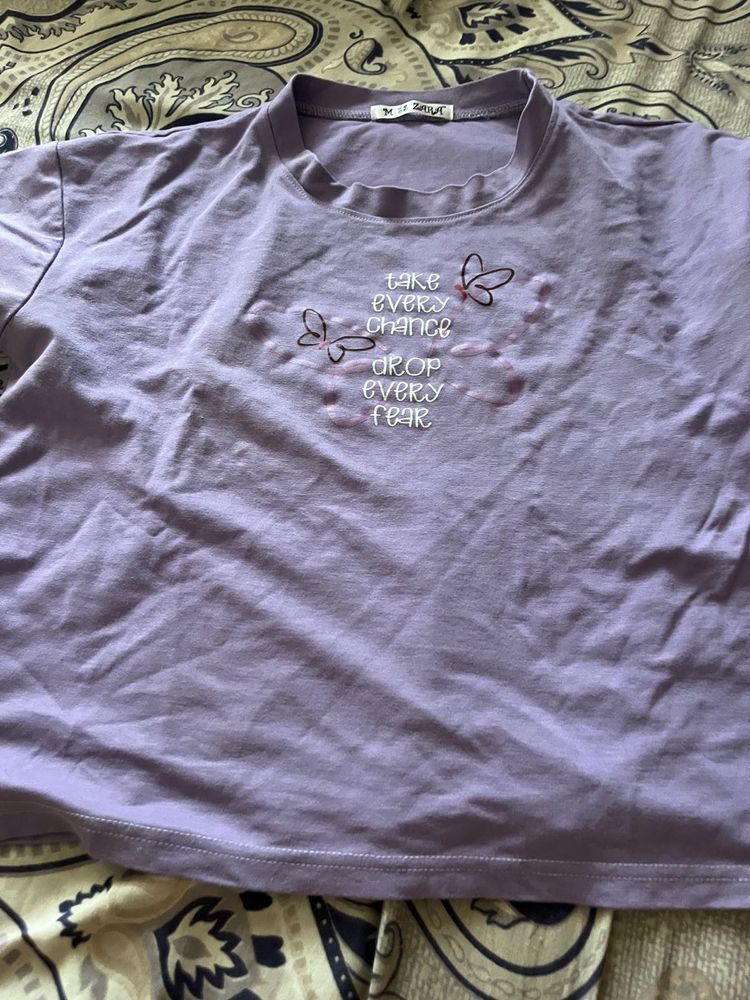 Lilac Graphic Tee