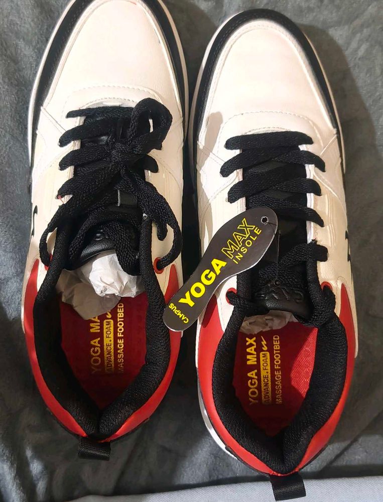 Campus yoga Max White Sneakers[UNISEX]