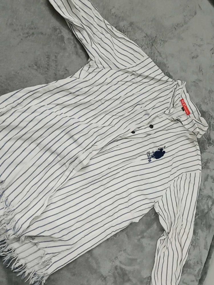 Striped U.S. Polo Assn. Shirt