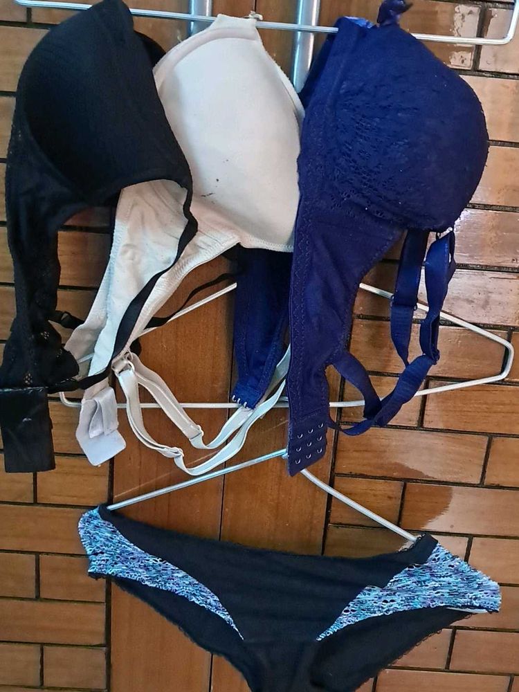 combo Of Four hnm bra n Victoria secret  panty