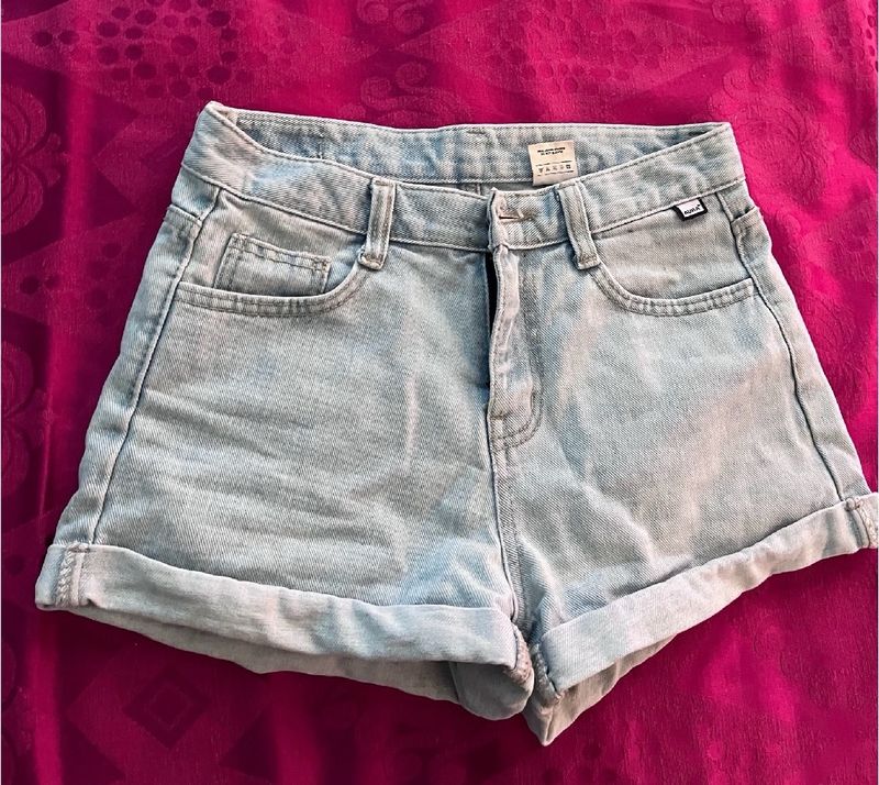 Blue Denim Shorts