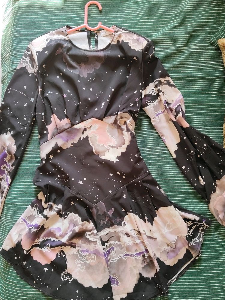 Peace&amp;Chaos Galaxy Assymetrical Dress