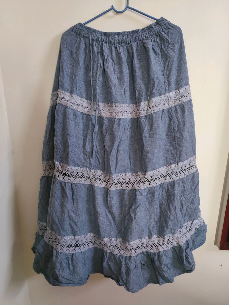 Women&#39;s Long Lite weighted Wid Multi Layers ẞkirt