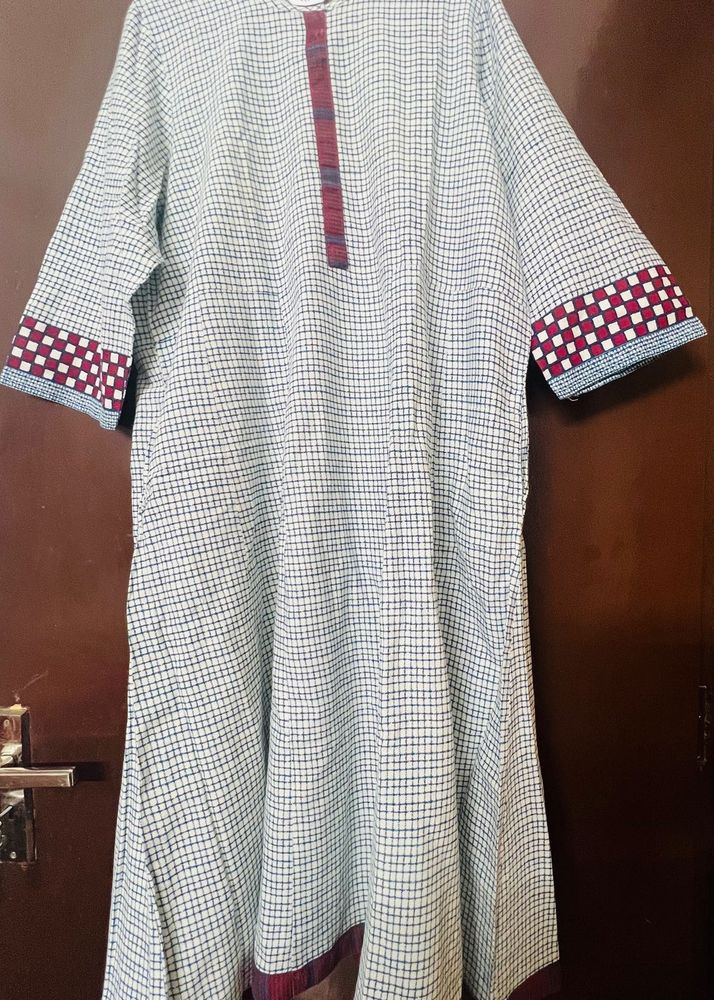 Checkered Kurta