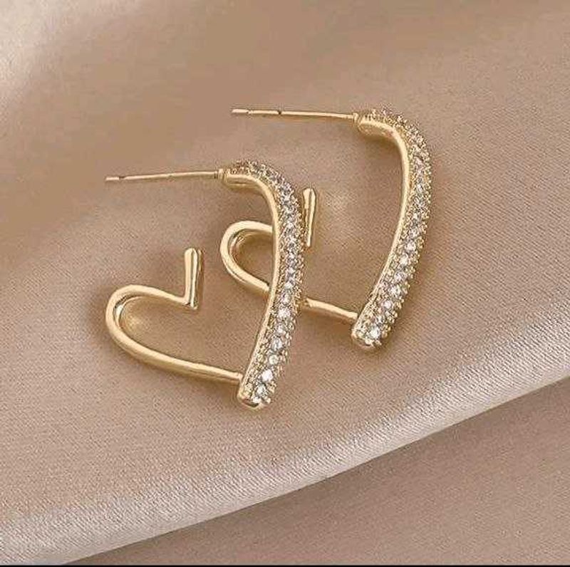 Heart Hoop Earrings