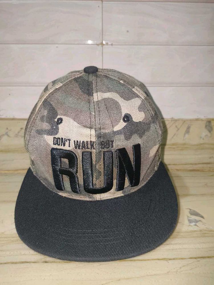 Camo &#39;Run&#39; Cap