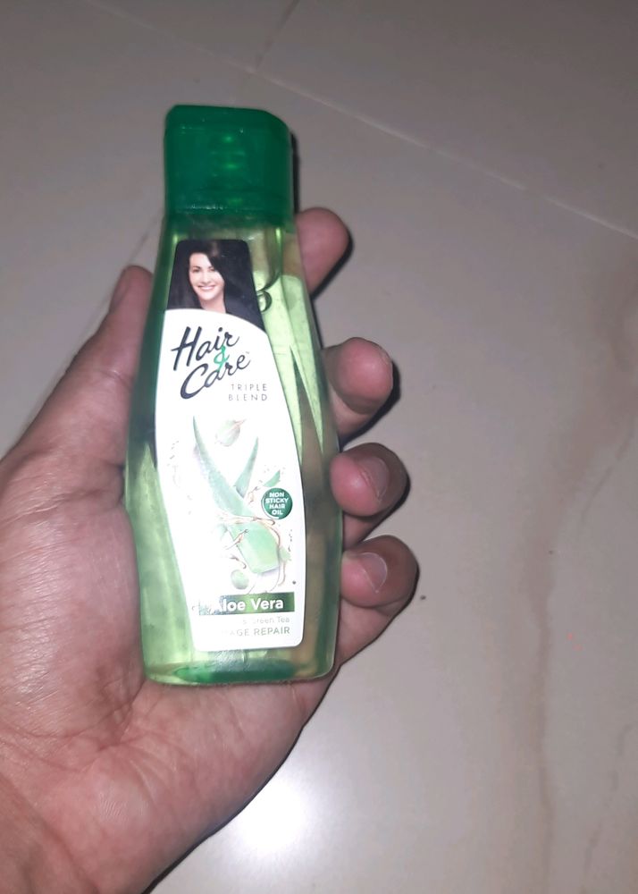 Alovera olive &amp;green tea damage repair oil