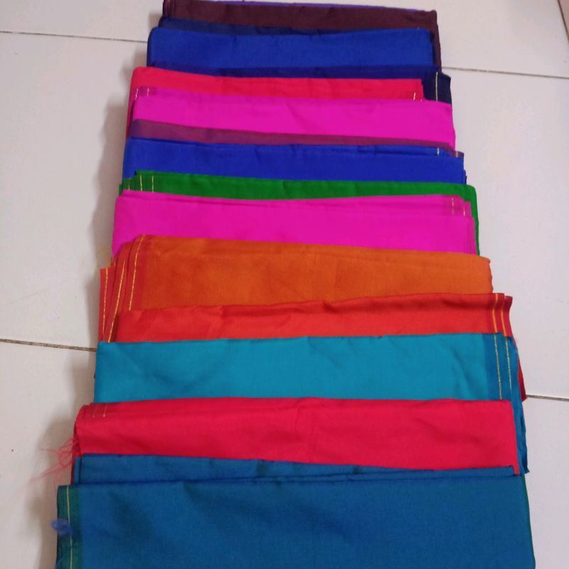 New Half Pattu Blouse Piece - Colours Available