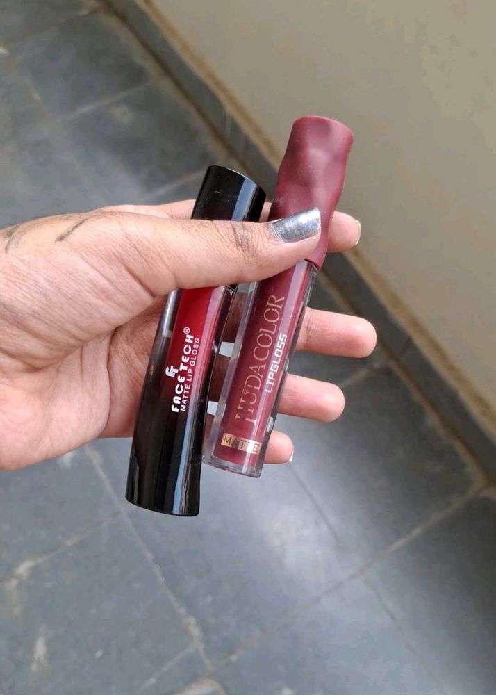 Face Tech &amp; Huda Color Lip Gloss Duo