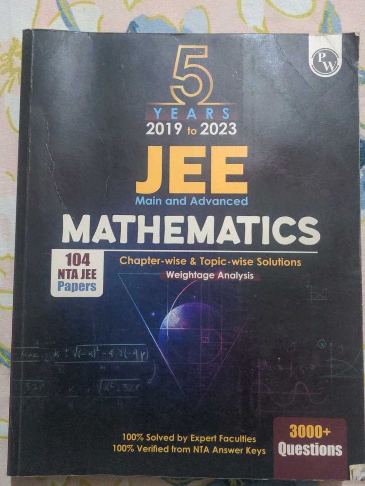 JEE Mathematics Book - 2019-2023