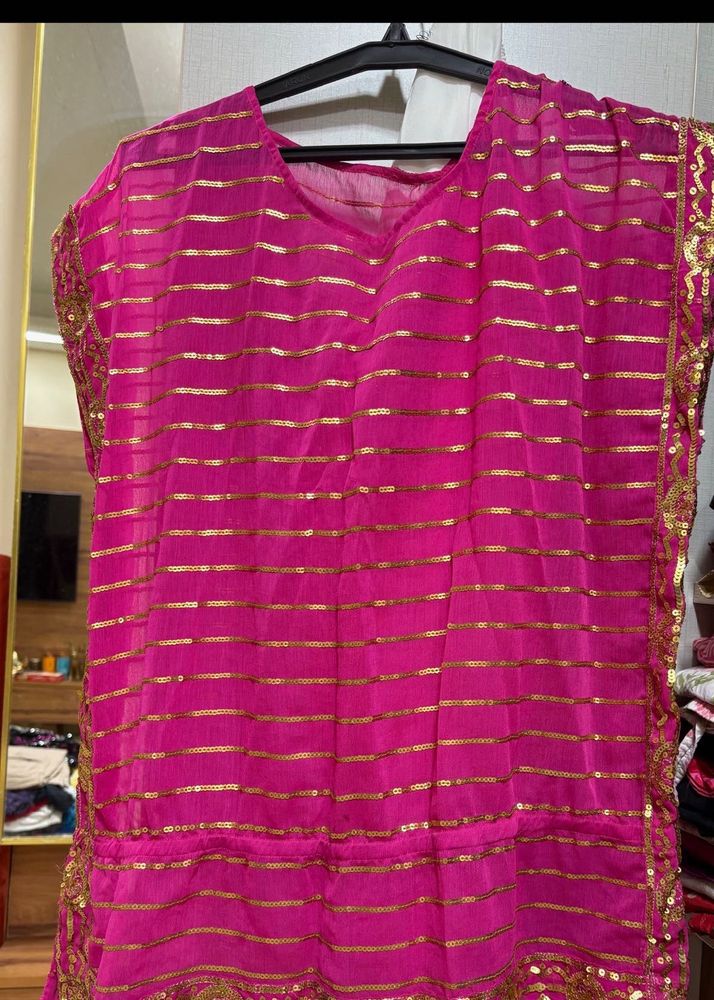 Pink Sequins Top