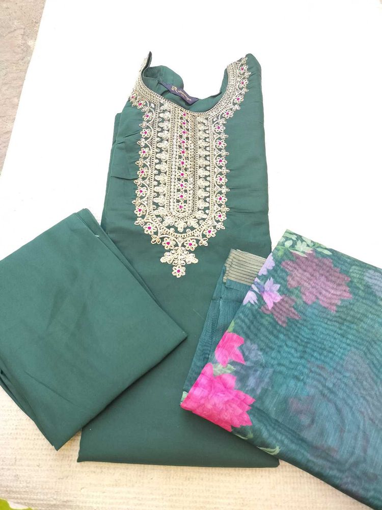 Roman silk With Digital Print dupatta