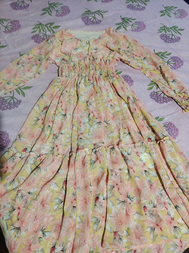 Floral Print Maxi Dress