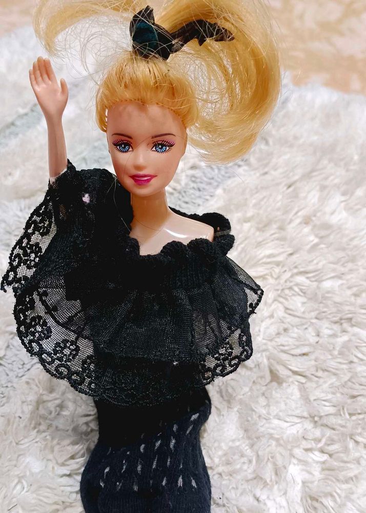 Barbie Doll in Black Dress