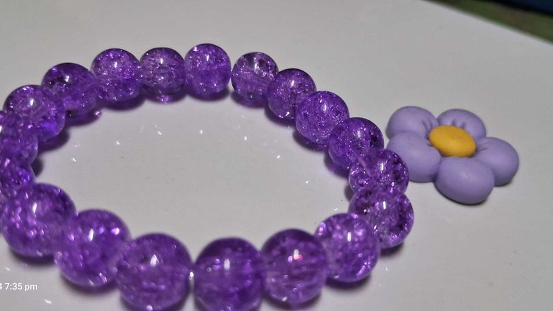 Purple Beaded Bracelet