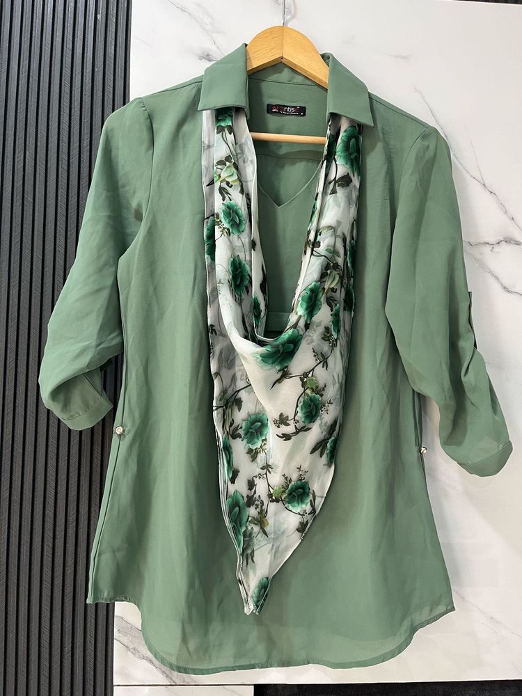 Scarf Style Top