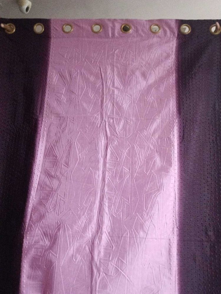 Purple &amp; Lavender Geometric Curtain Panel