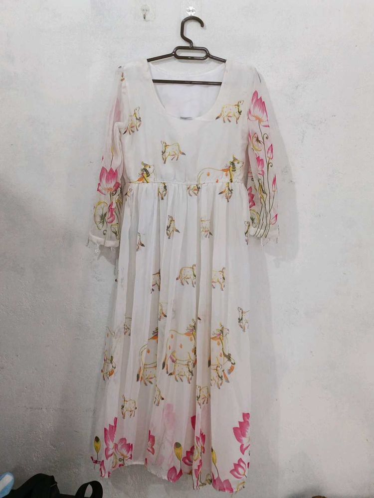 Elegant Printed Dress