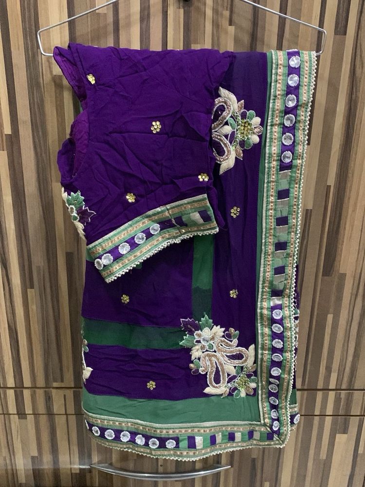 Elegant Embroidered saree